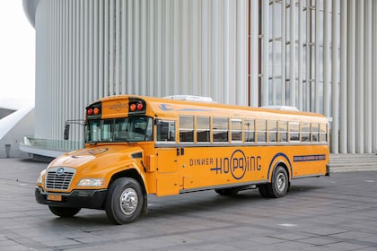 Luxembourg: American-Style Dinner in a Vintage Bus