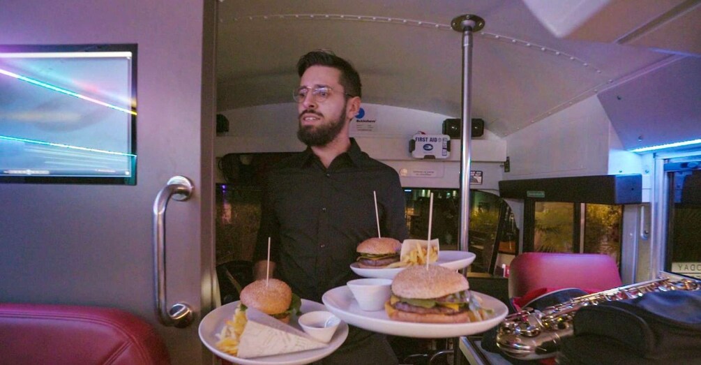 Picture 3 for Activity Luxembourg: American-Style Dinner in a Vintage Bus