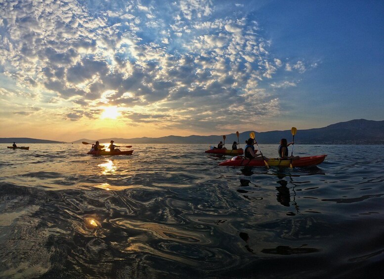 Split: Guided Sunset Sea Kayaking & Snorkeling Tour w/ Wine