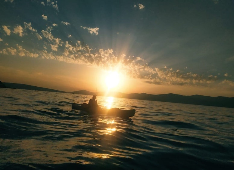 Picture 1 for Activity Split: Guided Sunset Sea Kayaking & Snorkeling Tour w/ Wine