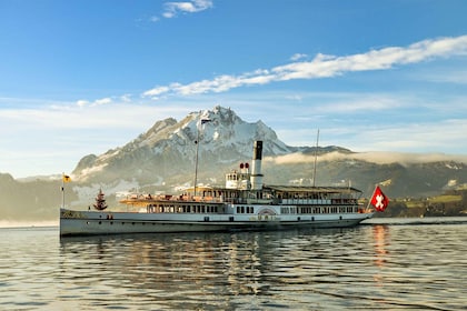 From Lucerne: Mt. Pilatus Gondola, Cable Car, and Boat Trip