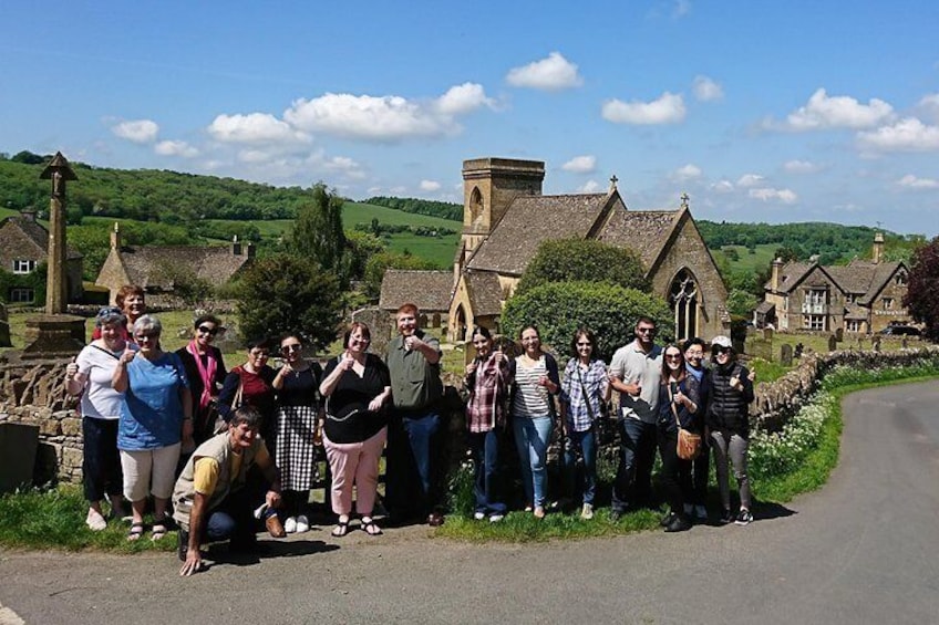 A Go Cotswolds group in a Cotswolds village