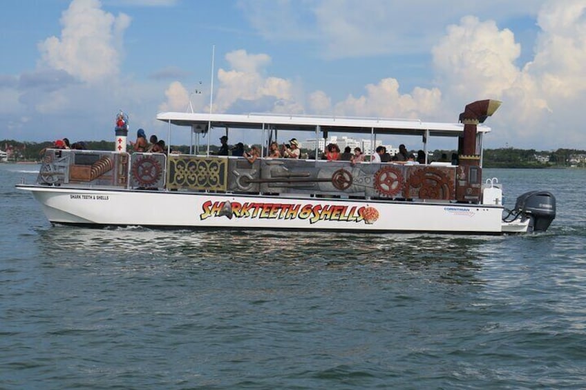 Shark Teeth and Shells, Dolphin and Shelling Tour Boat Clearwater Beach 