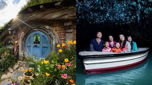 Auckland: Set cinematografico di Hobbiton e tour di Waitomo in piccolo grup...