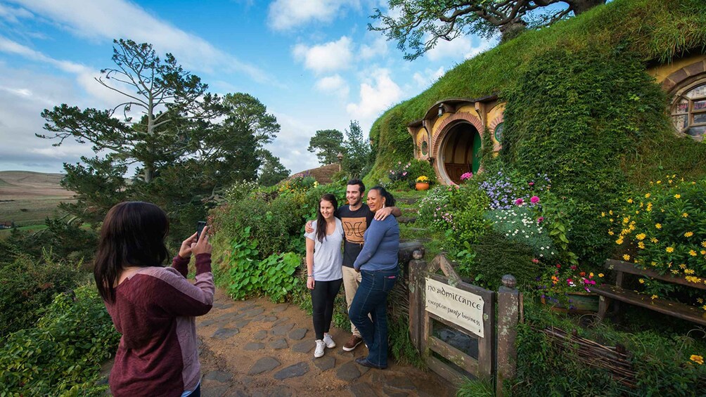 Picture 3 for Activity Auckland: Hobbiton Movie Set and Waitomo Small Group Tour