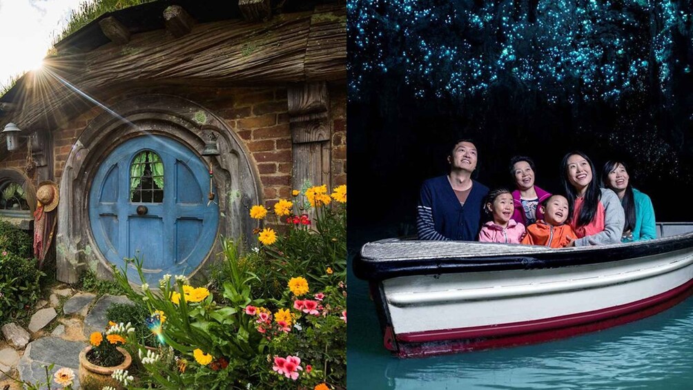 Auckland: Hobbiton Movie Set and Waitomo Small Group Tour