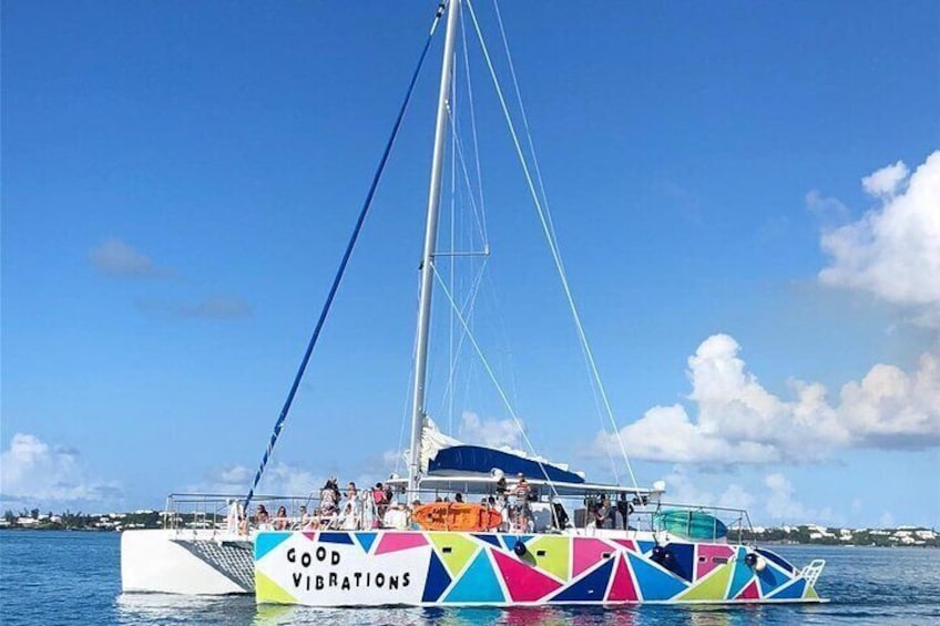 Good Vibration Catamaran Sail Swim Snorkel