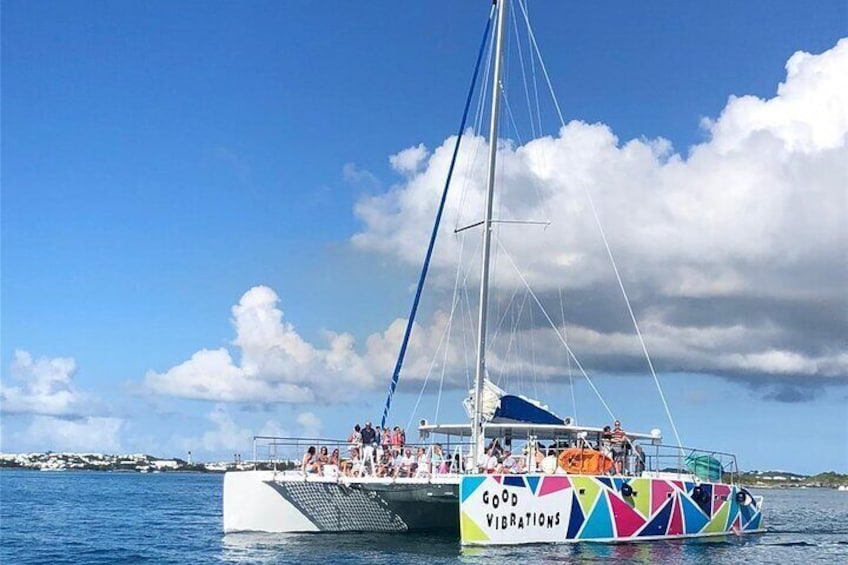 Good Vibration Catamaran Sail Swim Snorkel