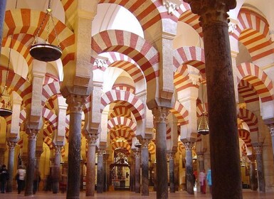 Recorrido a pie por Córdoba con mezquita y degustación de vinos