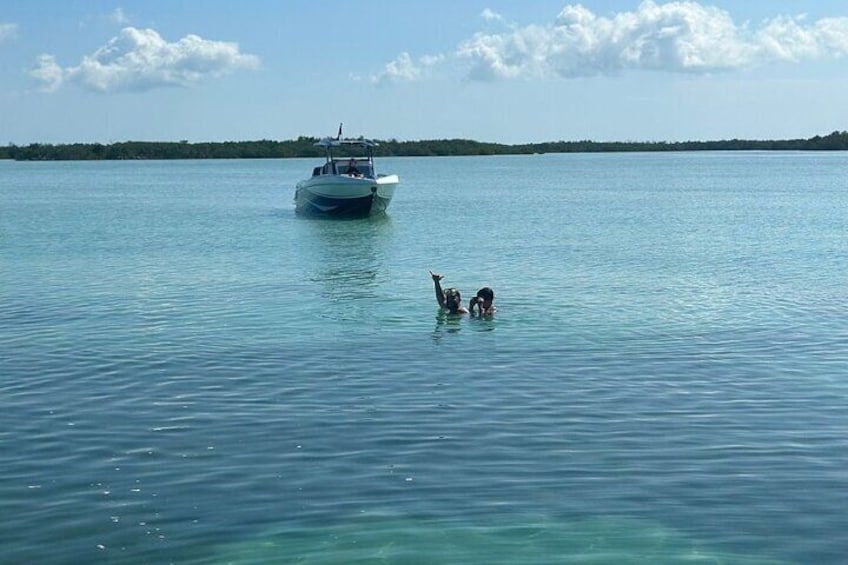 Sandbar Snorkel in the backcountry of Key West
