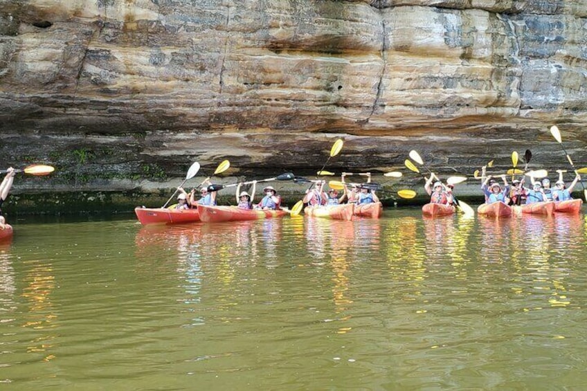 Tandem Guided Kayak Tour Near Chicago
