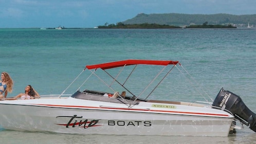 Mauricio: lancha rápida o catamarán privado a île aux Cerfs