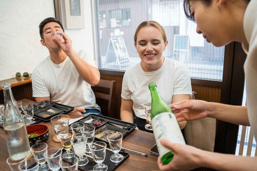 Picture 1 for Activity Kyoto: Insider Sake Experience with 7 Tastings and Snacks