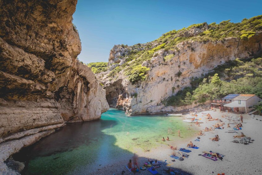 Picture 3 for Activity Hvar: Blue and Green Caves Boat Tour with Stiniva Beach