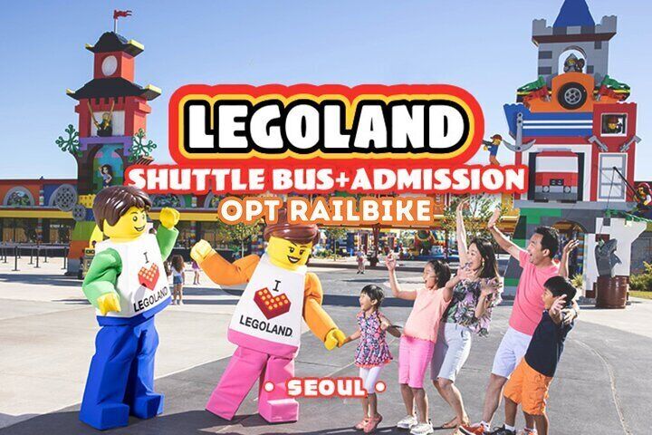 LEGOLAND Ticket with Transport & opt Railbike Day Tour from Seoul