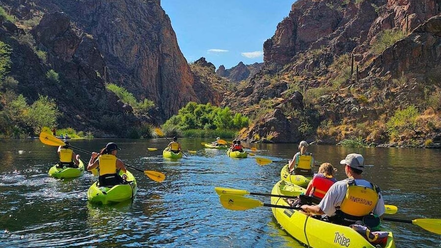 Saguaro Lake: Guided Kayaking Tour