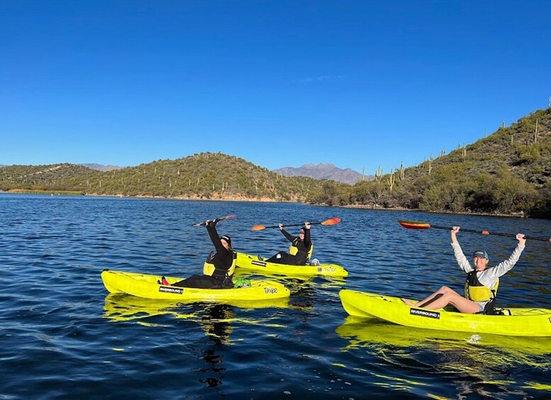 Picture 2 for Activity Saguaro Lake: Guided Kayaking Tour