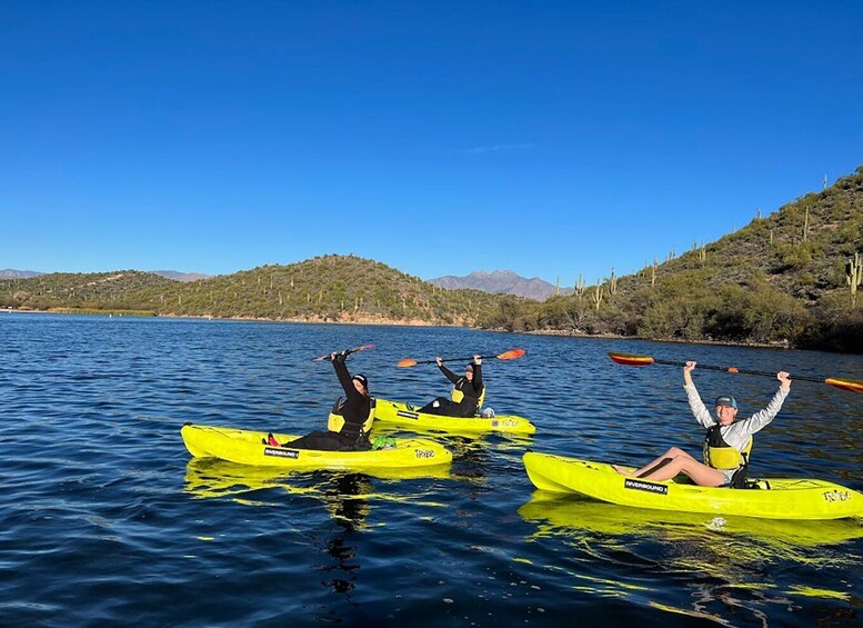 Picture 2 for Activity Saguaro Lake: Guided Kayaking Tour