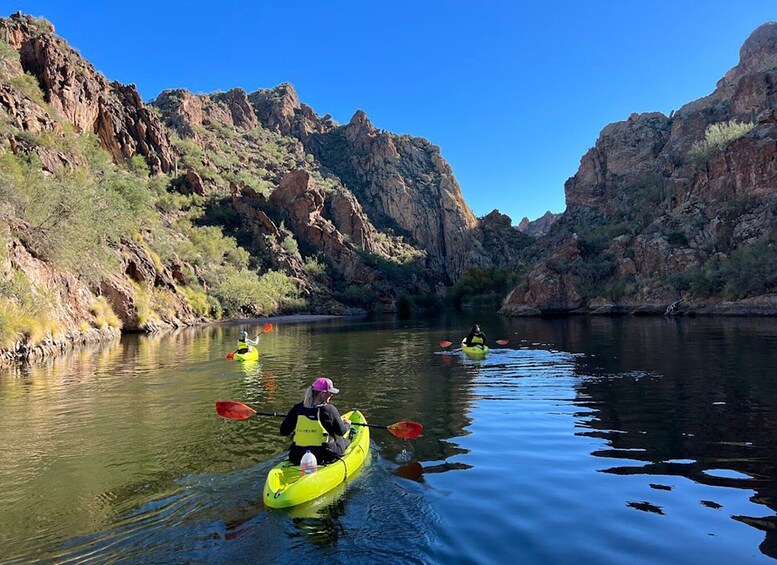 Picture 3 for Activity Saguaro Lake: Guided Kayaking Tour