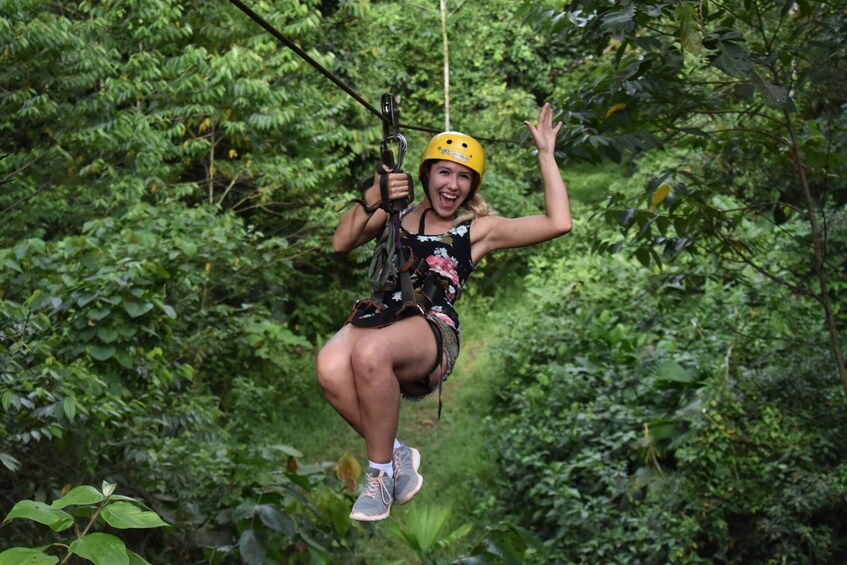 Picture 1 for Activity La Fortuna: Zip Line Experience and Thermal Pools