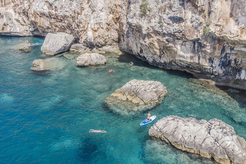 Picture 7 for Activity Hvar: Private Best Beaches Boat Tour with Wine Tasting