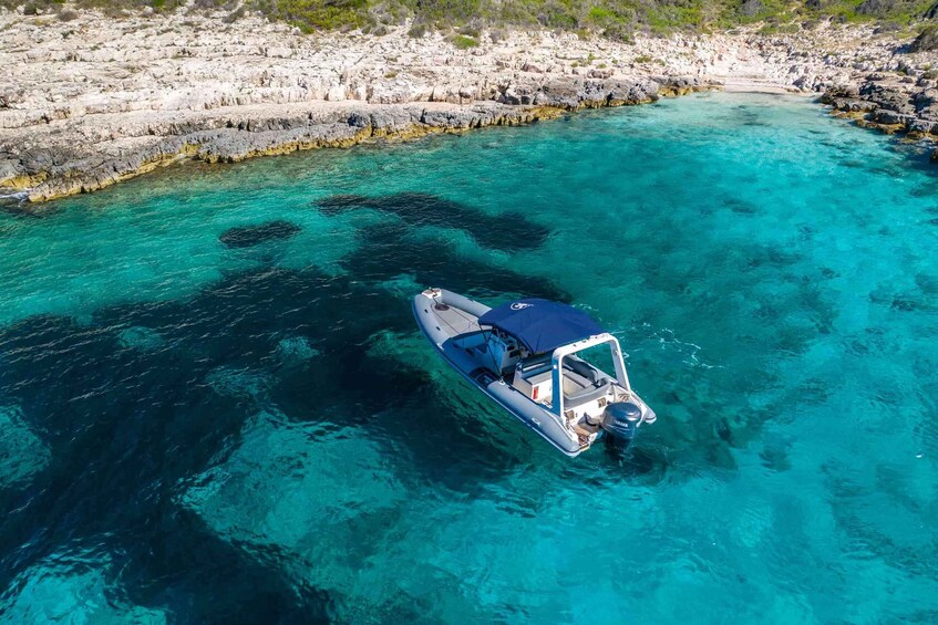 Picture 6 for Activity Hvar: Private Best Beaches Boat Tour with Wine Tasting