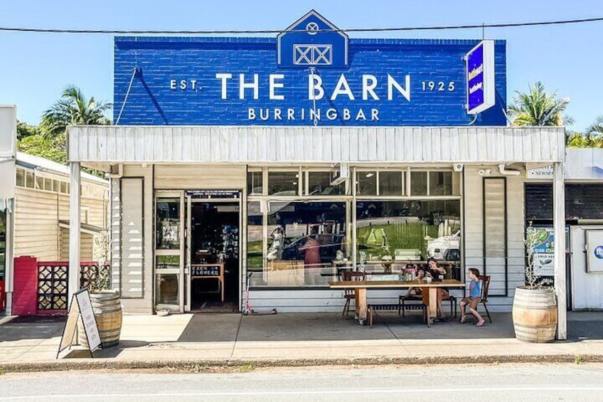 Stop for a great coffee and a snack at The Barn In Burringbar