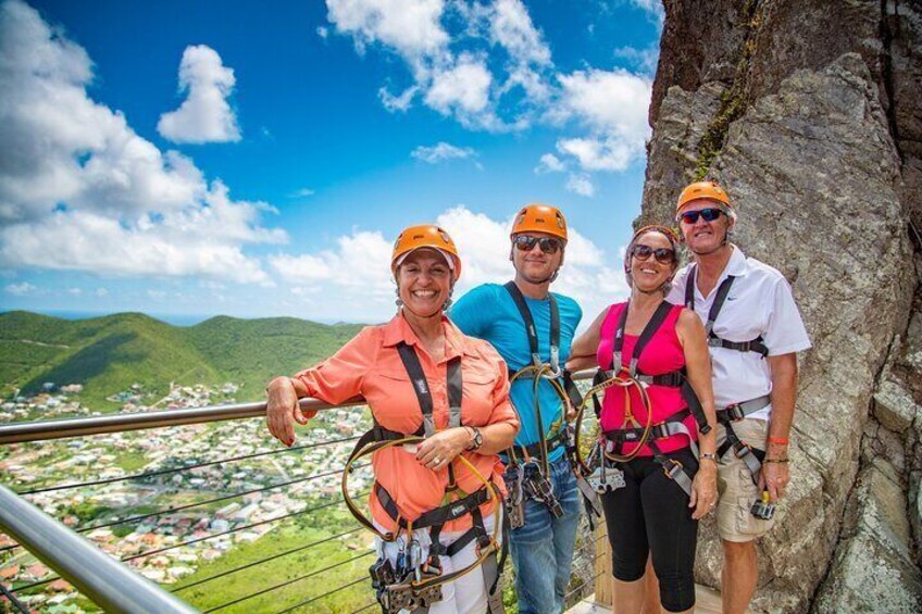 St Maarten Sky Explorer, Flying Dutchman and Schooner Ride Combo