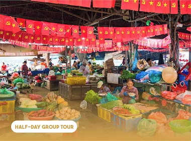 Voyage d’une demi-journée du marché à la cuisine à Hoi An