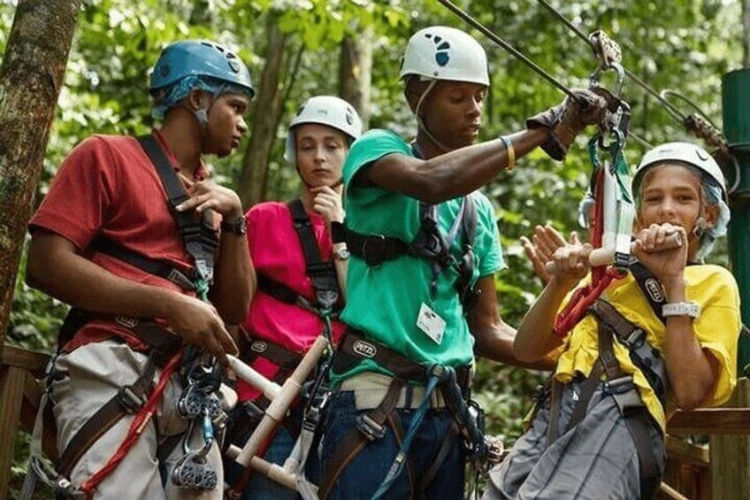 St Lucia Rainforest Canopy Zip Line Adventure 