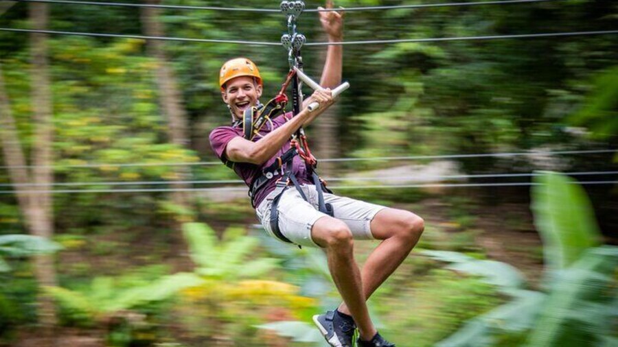 St Lucia Rainforest Canopy Zip Line Adventure