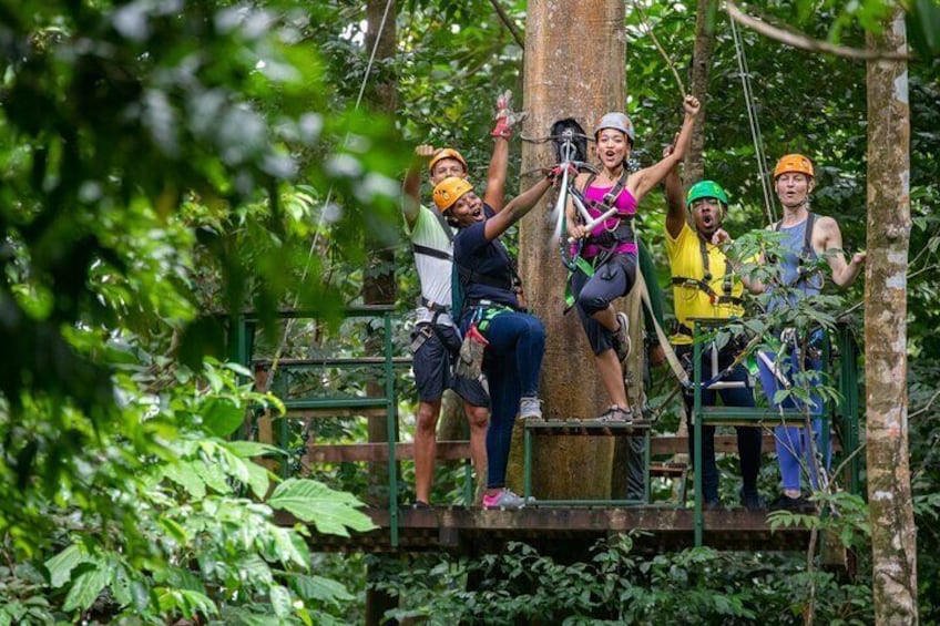 St Lucia Rainforest Canopy Zip Line Adventure 
