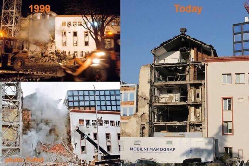 NATO Bombing of Belgrade Private Tour