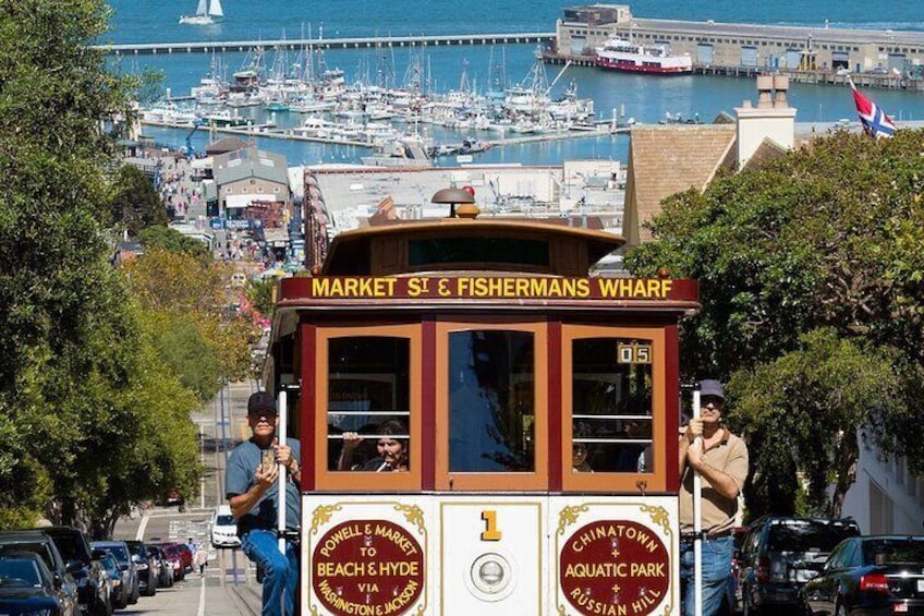 The world famous cable car! The tour will take place on here!