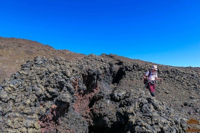 Off-trail hike Piton de la Fournaise