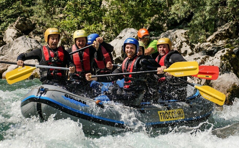 Picture 2 for Activity Bovec: Soča River Rafting Adventure with Photos and Drink