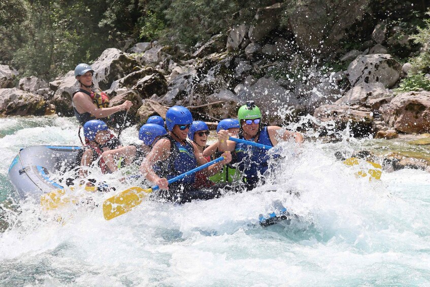 Picture 1 for Activity Bovec: Soča River Rafting Adventure with Photos and Drink