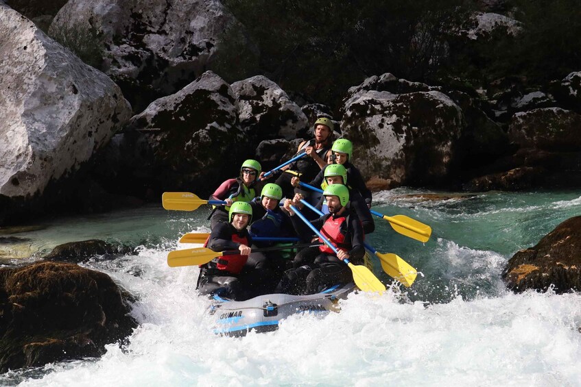 Picture 3 for Activity Bovec: Soča River Rafting Adventure with Photos and Drink