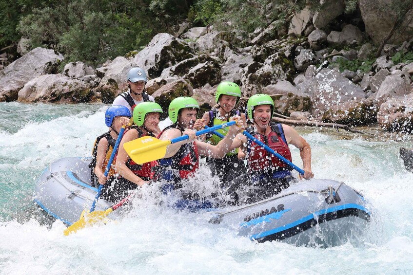 Bovec: Soča River Rafting Adventure with Photos and Drink