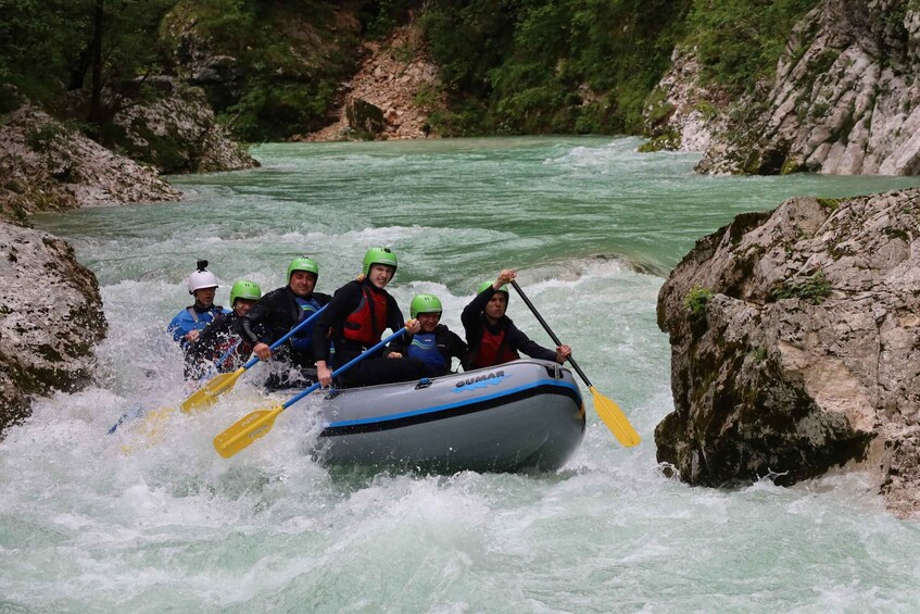 Picture 31 for Activity Bovec: Soča River Rafting Adventure with Photos and Drink