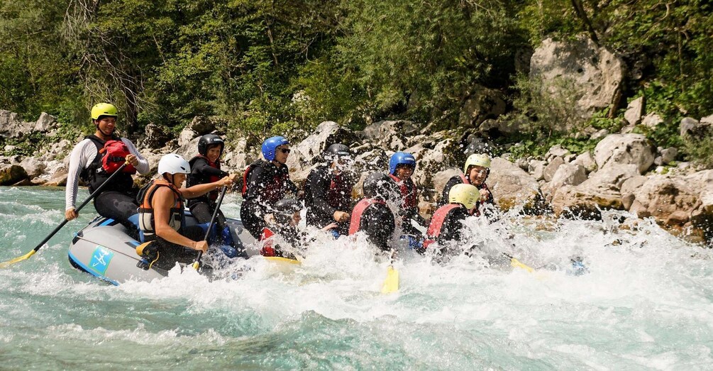 Picture 9 for Activity Bovec: Soča River Rafting Adventure with Photos and Drink