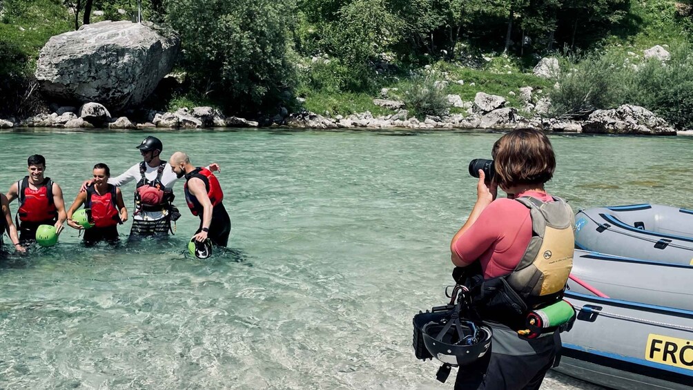 Picture 8 for Activity Bovec: Soča River Rafting Adventure with Photos and Drink