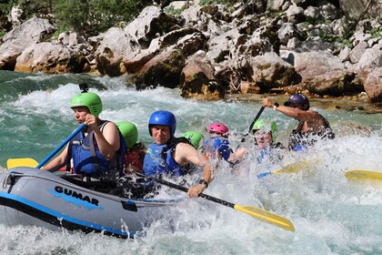 Bovec: Soča River Rafting Adventure with Photos and Drink
