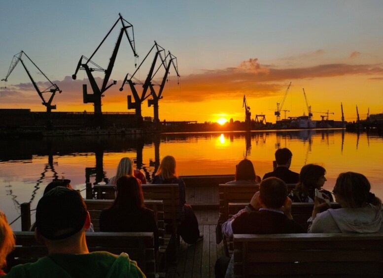 Gdańsk: Sunset Cruise on a Historic Polish Boat