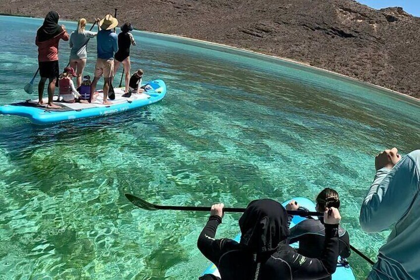 Paddleboarding Espiritu Santo Island

