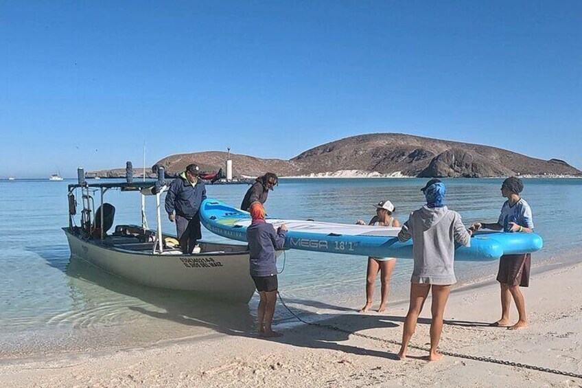 Sea Lions & Mega-Paddleboard Tour in Espiritu Santo