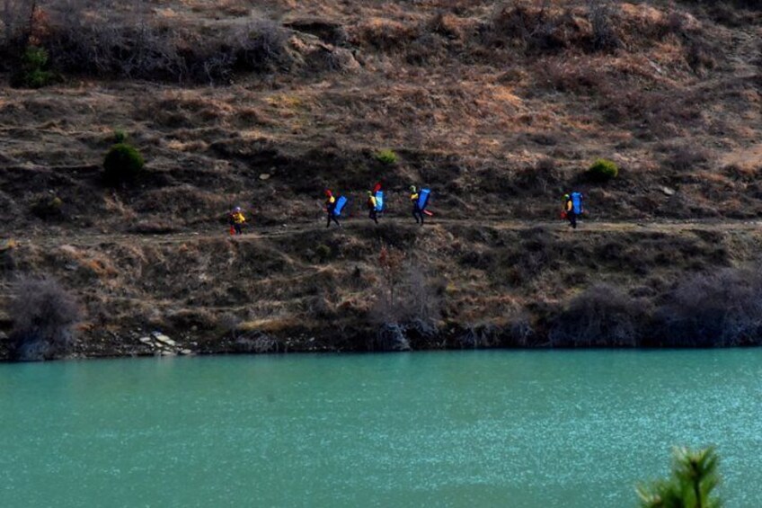 Kayaking and Stand Up Paddle in Tomor lake in Holy mount of Tomor is an amazing experience. Tomori is the most unique and enigmatic mountain in Albania. It has been called the throne of the gods for i