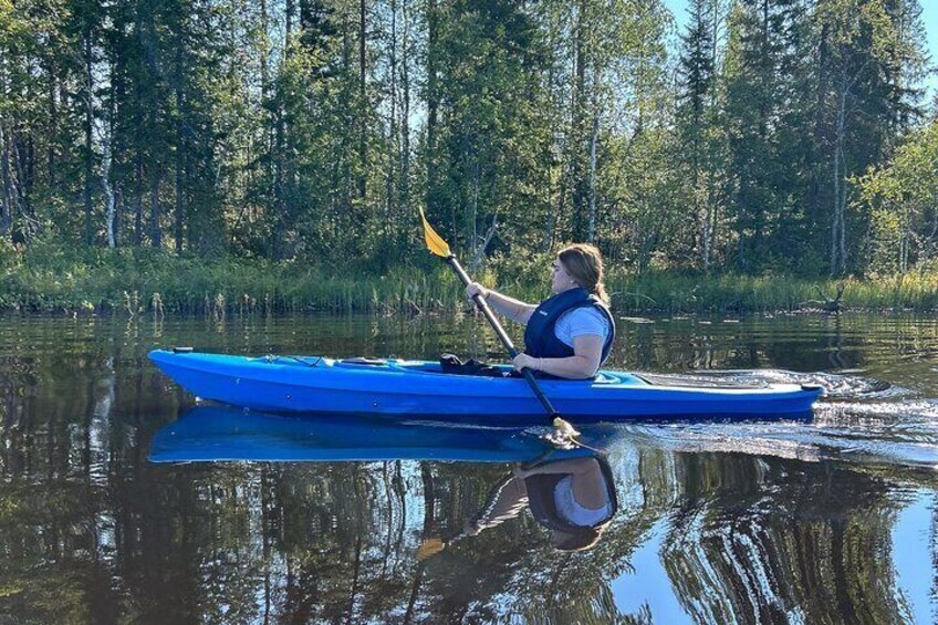 Lapland Kayak Adventure in Rovaniemi