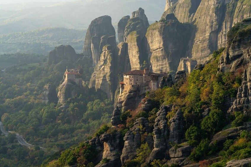 Picture 2 for Activity From Athens:Indulge in Meteora Caves and Monasteries History