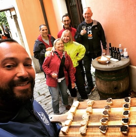 Piran: recorrido a pie con degustación de vinos y comida locales